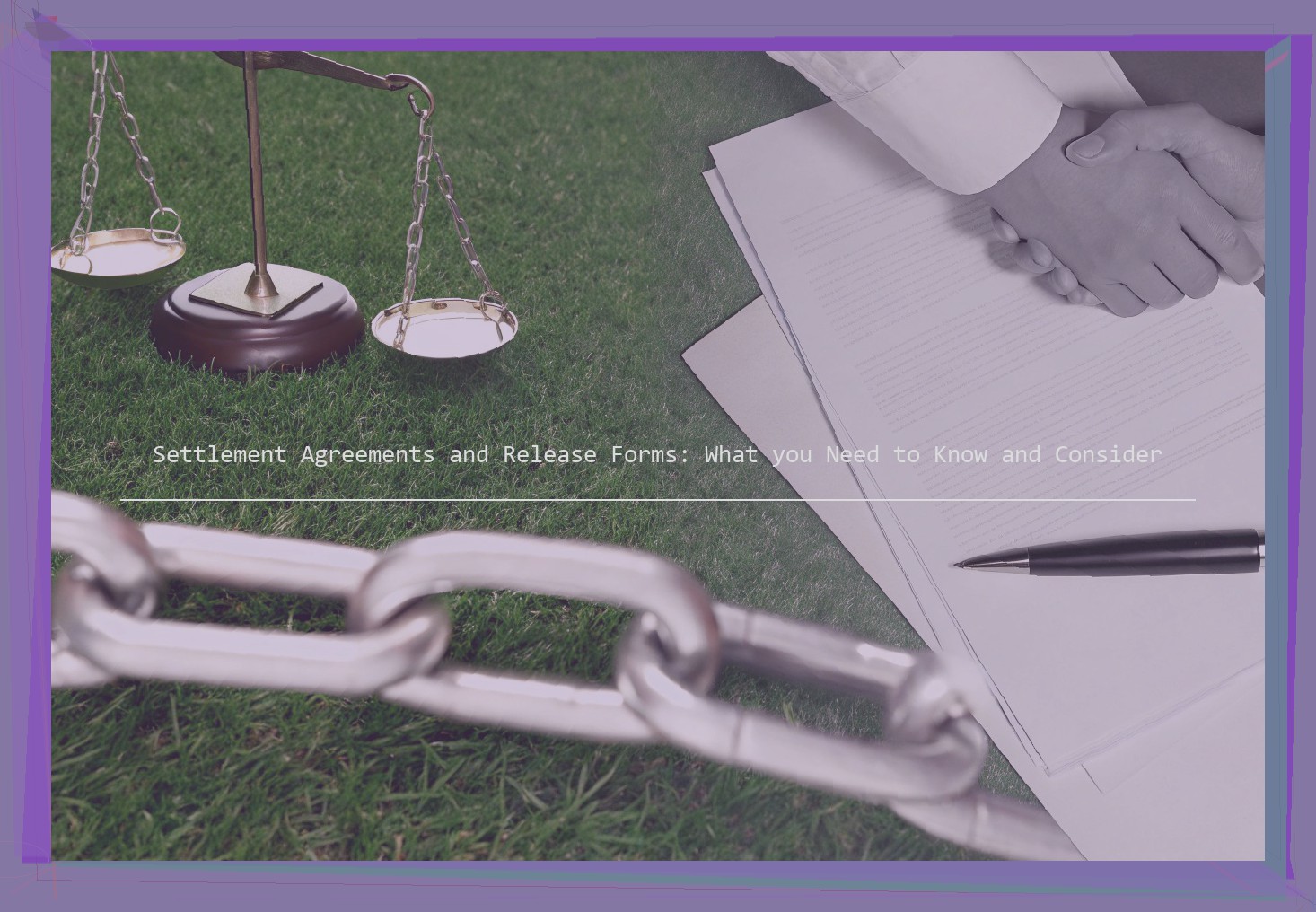 Settlement Agreements and Release Forms: What you Need to Know and Consider